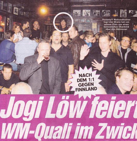 BILD BERICHTET - RIESEN RR - WM-QUALI PARTY FÜR JOGI LÖW IM ZWICK